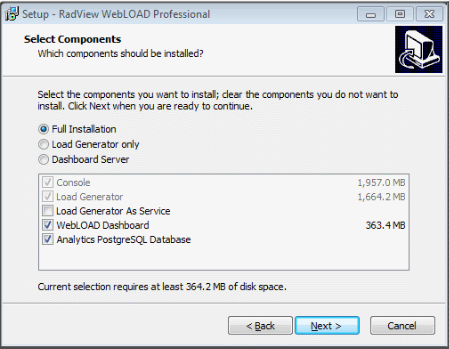 Web Dashboard Installation Options