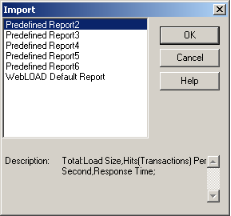 Import Dialog Box