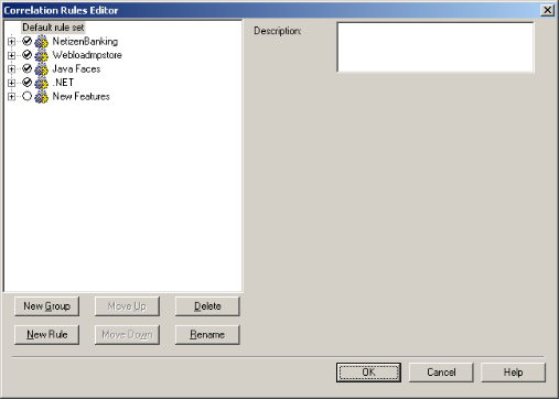 Correlation Rules Editor*