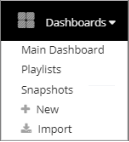 Dashboard Menu