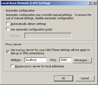 Local Area Network (LAN) Settings