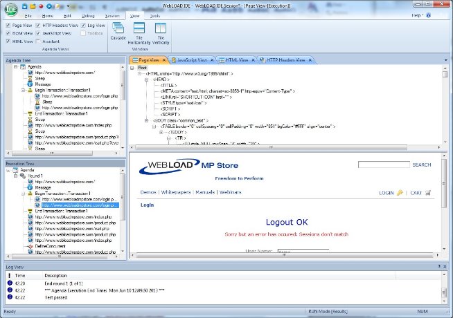 Page View Displaying Error Message