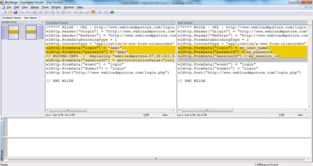 WinMerge Conflict Resolution Window