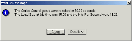 Test Results Message Box