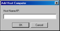 Add Host Computer Dialog Box