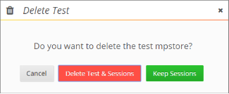 Deleting a load session