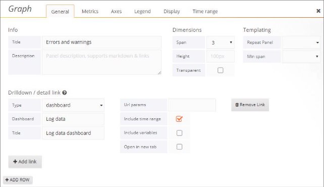 Edit Panel – General Options
