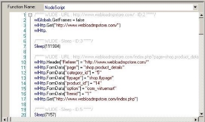 JavaScript File in JavaScript View Pane