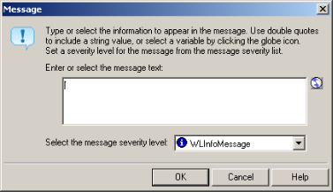 Message Dialog Box