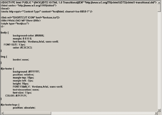 Node Contents in HTML View Pane