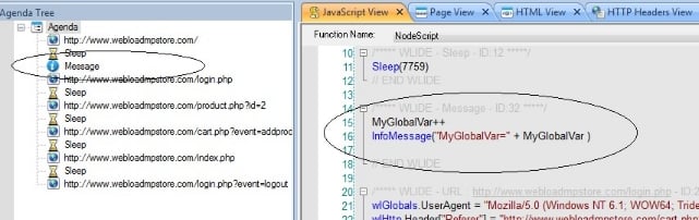InfoMessage Node Addition to Script Tree