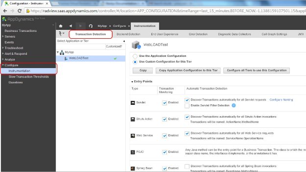 Transaction Detection Page