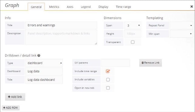 Edit Panel – General Options