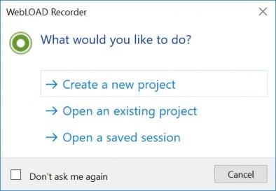 WebLOAD Recorder 