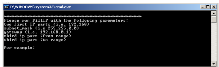 Command Line Window