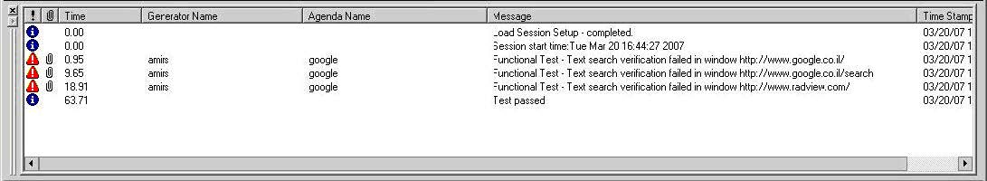 Log Window