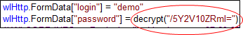 js code