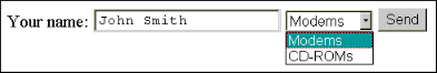 Home Page Form Example